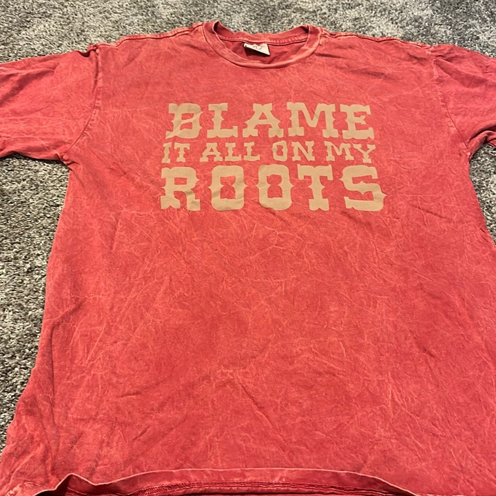 fun t-shirts, blame it all on my roots.